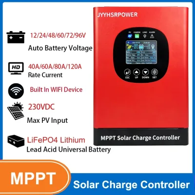 Contrôleur de charge solaire MPPT 120 A