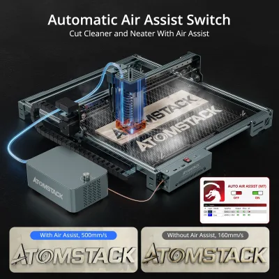 Graveur laser 48 W avec assistance à l'air – image 2