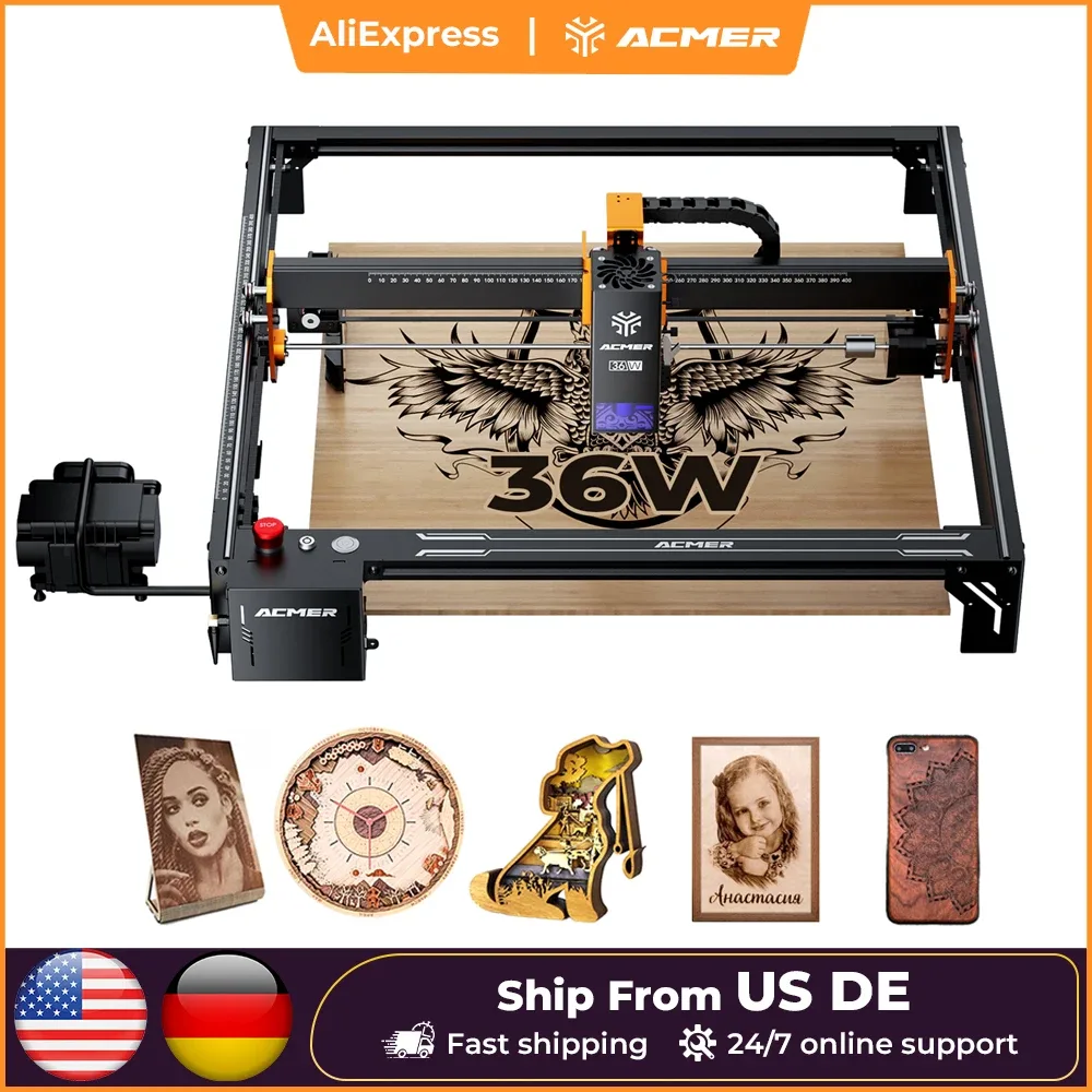 Graveur laser de découpe 36 W ou 48 W