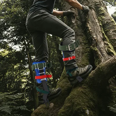 Griffes d'escalade d'arbres et harnais – image 3
