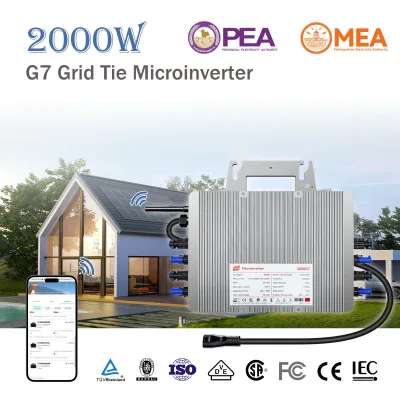 Micro-onduleur solaire 2500 W à quatre entrées