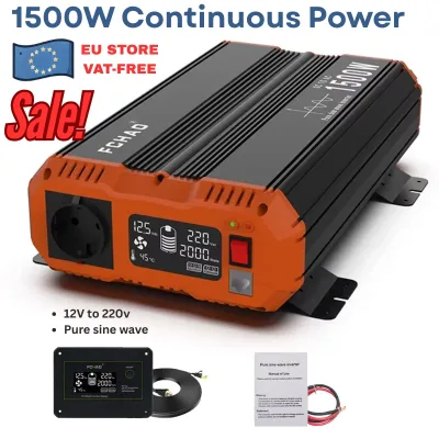 Onduleur 1500 W pur sinus 12 V vers 220 V