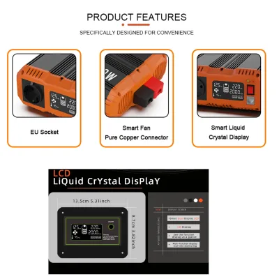 Onduleur 1500 W pur sinus 12 V vers 220 V – image 3