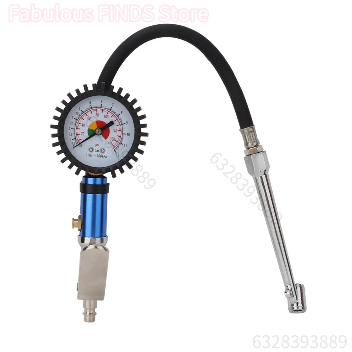 Pistolet de gonflage pour pneus, manomètre