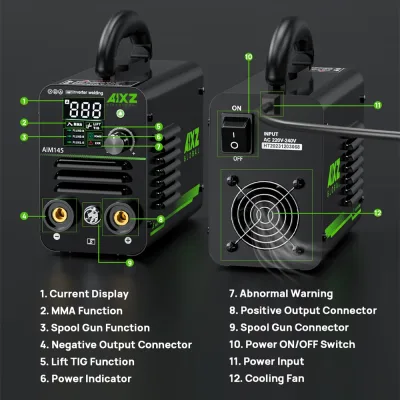 Poste à souder portable 3 en 1 TIG/MMA 145 A – image 3