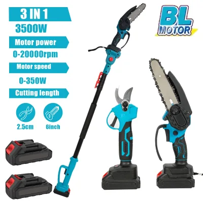 Tronçonneuse d'élagage électrique 3 en 1